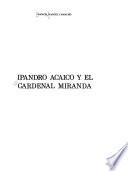 Ipandro Acaico y el cardenal Miranda