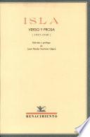 Isla: Verso y prosa (1937-1940)