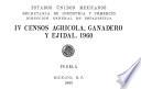 IV Censos Agrícola Ganadero y Ejidal 1960. Puebla