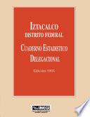 Iztacalco Distrito Federal. Cuaderno estadístico delegacional 1993