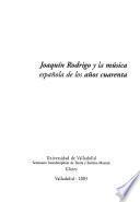 Joaquín Rodrigo y la música española de los años cuarenta