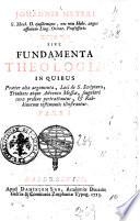 Johannis Meyeri ... Sefer ʻIqqarîm sive Fundamenta theologiæ in quibus præter alia argumenta, loci de S. Scriptura ... singulari cura prolixe pertractantur, & rabbinorum testimoniis illustrantur. Pars 1