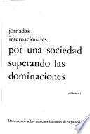 Jornadas internacionales por una sociedad superando las dominaciones