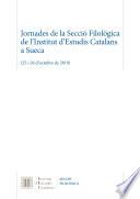 Jornades de la Secció Filològica de l'Institut d'Estudis Catalans a Sueca (25 i 26 d'octubre de 2019)