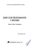 José Luis Bustamante y Rivero