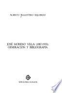 José Moreno Villa, 1887-1955