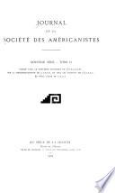 Journal de la Société des américanistes
