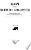 Journal de la Société des américanistes