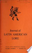Journal of Latin American Lore