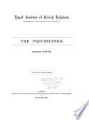 Journal of Proceedings of the Royal Institute of British Architects