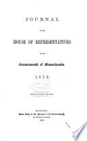 Journal of the House of Representatives of the Commonwealth of Massachusetts