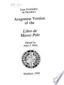 Juan Fernández de Heredia's Aragonese version of the Libro de Marco Polo