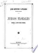 Juegos florales del año de 1861