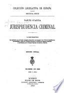 Jurisprudencia criminal