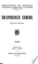Jurisprudencia criminal