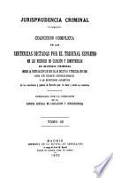 Jurisprudencia criminal