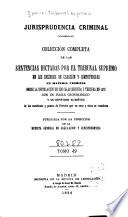 Jurisprudencia criminal