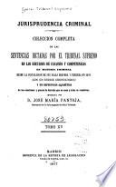 Jurisprudencia criminal
