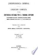 Jurisprudencia criminal