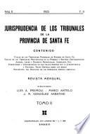 Jurisprudencia de los tribunales de la provincia de Santa Fé