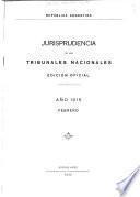 Jurisprudencia de los tribunales nacionales