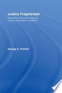 Libro Justice Fragmented