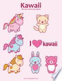 Kawaii libro para colorear para adultos 1