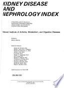 Kidney Disease and Nephrology Index