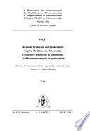 Kompletter Kongressbericht: Topical problems in pancreatitis