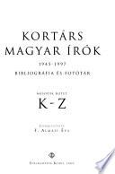 Kortárs magyar írók 1945-1997