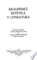 Krausismo: estética y literatura
