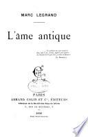 L'âme antique