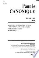 L'Année canonique