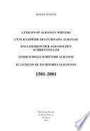 L'Enciclopédie des écrivains Albanais 1501-2001