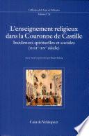 L'enseignement religieux dans la couronne de Castille