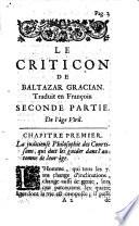 L' Homme Detrompé Ou Le Criticon