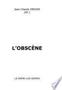 L'obscène