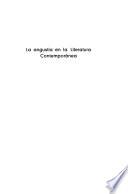 La angustia en la literatura contemporánea