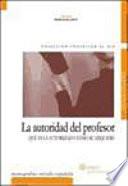 La autoridad del profesor