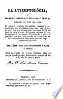 La aviceptológia ó Manual completo de caza y pesca