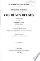 La Belgique ancienne et moderne : géographie et histoire des communes belges. Arrondissement de Louvain. Ville de Tirlemont