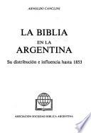 La biblia en la Argentina