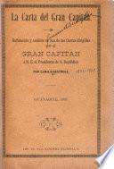 La carta del Gran Capitán