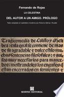La Celestina. Del autor a un amigo. Prólogo (texto adaptado al castellano moderno por Antonio Gálvez Alcaide)