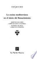 La cocina mediterránea en el inicio del Renacimiento