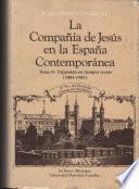 La Compañía de Jesús en la España contemporánea