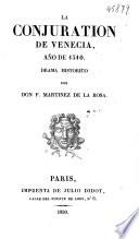 La Conjuration [i.e. conjuracion] de Venecia, año de 1310