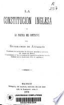 La constitución inglesa y la política del continente