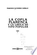 La copla flamenca y la lírica de tipo popular