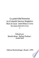 La creatividad femenina en el mundo barroco hispánico: España